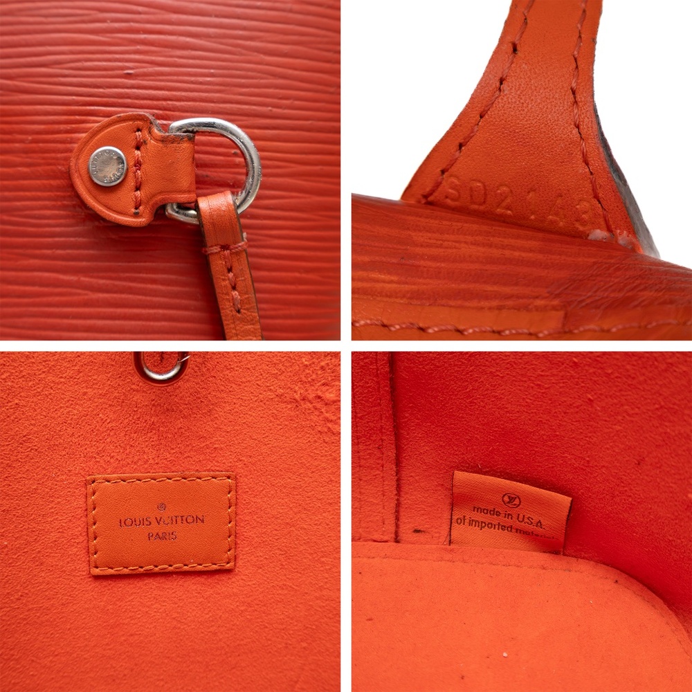 Louis Vuitton‎ Epi Neverfull MM Tote Bag – Orange Red – USA Made – With Pouch - Picture 14 of 15